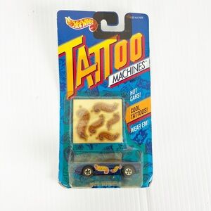 Vintage Mattel Hot Wheels Tattoo Machines 3494 Toy Car